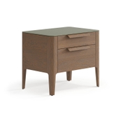 Тумба прикроватная Piega 2 ящика дуб туманный матовый