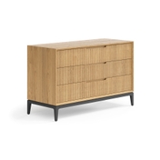 Комод Velvet 3 ящика дуб пшеничный матовый