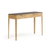 Консоль Piega 2 ящика дуб пшеничный матовый