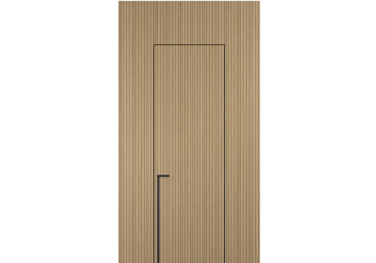 Панели для отделки стен Стеновая панель Фрезерованные Дуб золотой матовый рифт. Цвет Дуб золотой матовый рифт. Материал Радиальный шпон Naturwood. Коллекция Фрезерованные. Картинка.