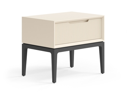 Мебель Тумба прикроватная Velvet 1 ящик. Цвет Матовый светло-бежевый. Материал Гладкая эмаль. Коллекция Тумба прикроватная Velvet 1 ящик. Фото. Мебель Тумба прикроватная Velvet 1 ящик. Цвет Матовый светло-бежевый. Материал Гладкая эмаль. Коллекция Тумба прикроватная Velvet 1 ящик. Картинка.