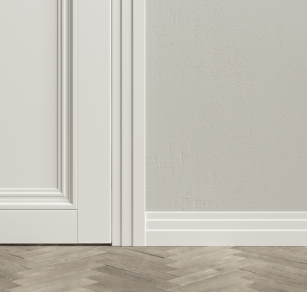 Плинтус Плинтус Каскадный. Цвет Белый шёлк. Коллекция Плинтус Каскадный. Картинка.