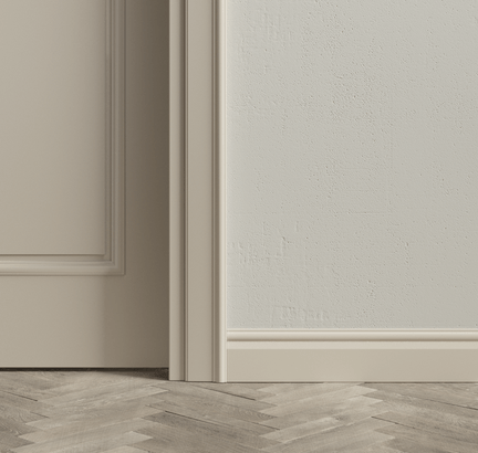 Плинтус Плинтус Неоклассический. Цвет Матовый светло-бежевый. Коллекция Плинтус Неоклассический. Картинка.