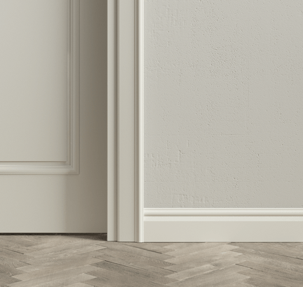 Плинтус Плинтус Неоклассический. Цвет Матовый серый. Коллекция Плинтус Неоклассический. Картинка.