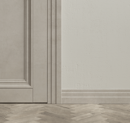 Плинтус Плинтус Каскадный. Цвет Леон серебро. Коллекция Плинтус Каскадный. Картинка.