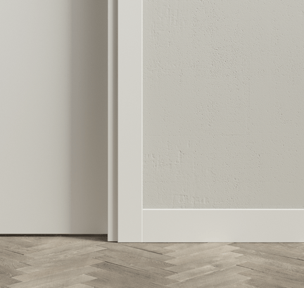 Плинтус Плинтус Плоский 100 мм. Цвет Бук белоснежный. Коллекция Плинтус Плоский 100 мм. Картинка.