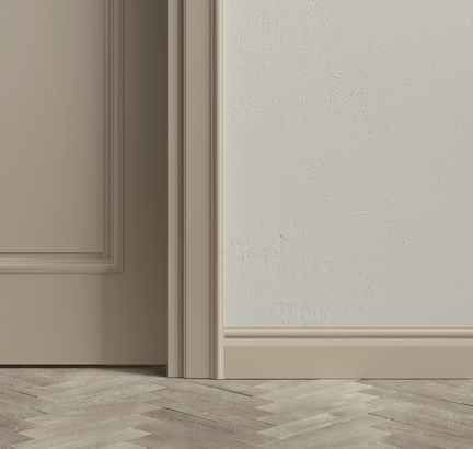 Плинтус Плинтус Неоклассический. Цвет Матовый бисквитный. Коллекция Плинтус Неоклассический. Картинка.