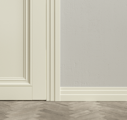 Плинтус Плинтус Каскадный. Цвет Матовый молочно-белый. Коллекция Плинтус Каскадный. Картинка.