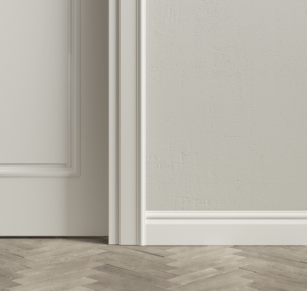 Плинтус Плинтус Неоклассический. Цвет Матовый белоснежный. Коллекция Плинтус Неоклассический. Картинка.