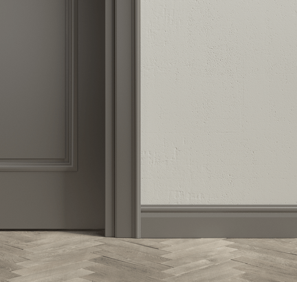 Плинтус Плинтус Неоклассический. Цвет Матовый классический серый. Коллекция Плинтус Неоклассический. Картинка.