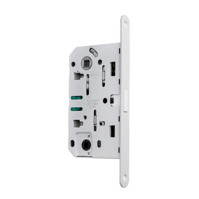 Фурнитура для дверей Магнитный замок с ответной планкой. Цвет Белый. Коллекция Магнитный замок с ответной планкой. Картинка.