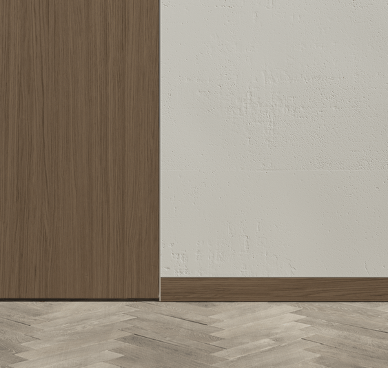 Плинтус Плинтус Скрытый. Цвет Дуб серый матовый рифт. Коллекция Плинтус Скрытый. Картинка.