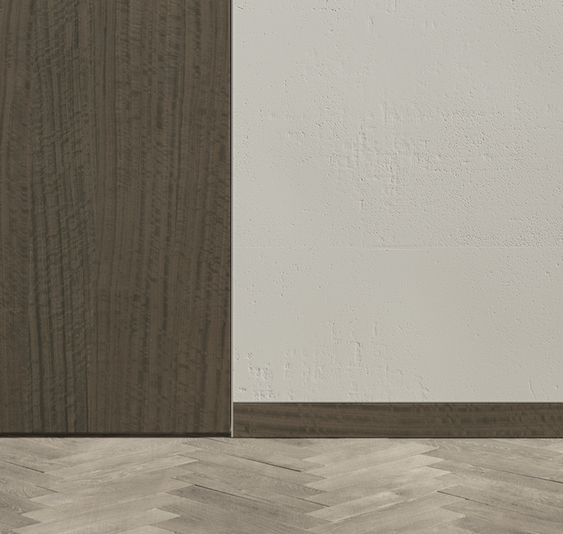 Плинтус Плинтус Скрытый. Цвет Эвкалипт серый матовый фризе. Коллекция Плинтус Скрытый. Картинка.