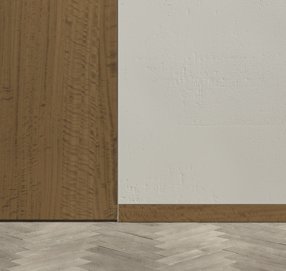 Плинтус Плинтус Скрытый. Цвет Эвкалипт кофейный матовый фризе. Коллекция Плинтус Скрытый. Картинка.