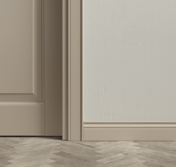 Плинтус Плинтус Классический. Цвет Матовый бисквитный. Коллекция Плинтус Классический. Картинка.