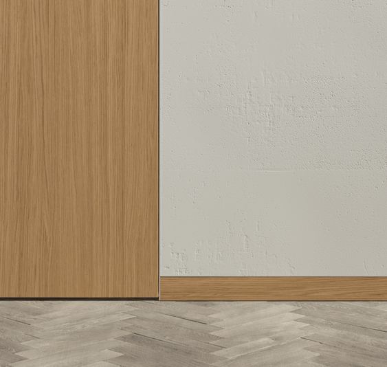 Плинтус Плинтус Скрытый. Цвет Дуб миндальный матовый рифт. Коллекция Плинтус Скрытый. Картинка.