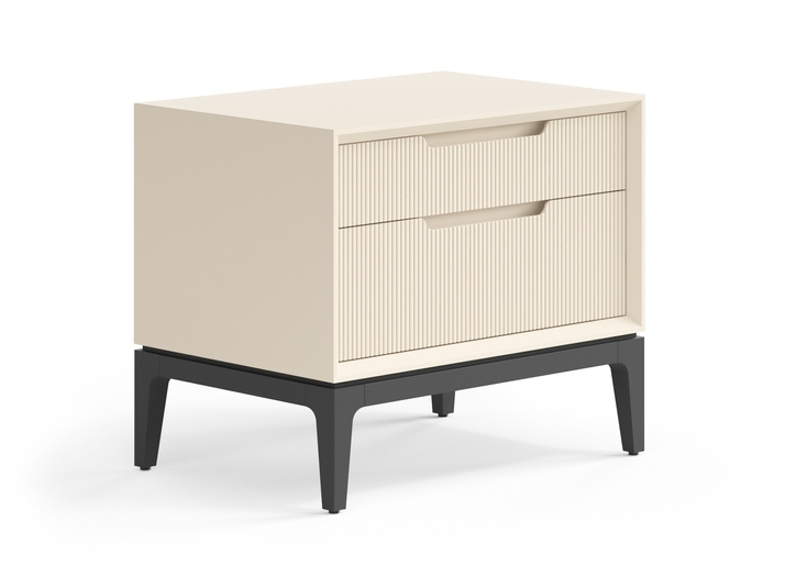Мебель Тумба прикроватная Velvet 2 ящика. Цвет Матовый светло-бежевый. Материал Гладкая эмаль. Коллекция Тумба прикроватная Velvet 2 ящика. Фото. Мебель Тумба прикроватная Velvet 2 ящика. Цвет Матовый светло-бежевый. Материал Гладкая эмаль. Коллекция Тумба прикроватная Velvet 2 ящика. Картинка.