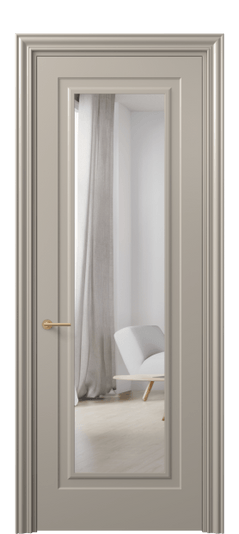 Межкомнатная дверь 8403 МБСК Зеркало с одной стороны. Цвет Матовый бисквитный. Материал Гладкая эмаль. Коллекция Mascot. Фото. Дверь межкомнатная 8403 МБСК Зеркало с одной стороны. Цвет Матовый бисквитный. Материал Гладкая эмаль. Коллекция Mascot. Картинка.