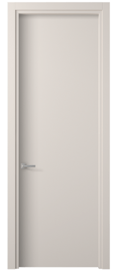 Дверь межкомнатная 0010 ПЭТБ. Цвет ПЭТ тёплый-белый. Материал ПЭТ. Коллекция Planum. Картинка.