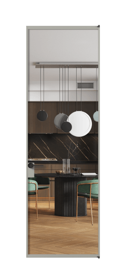 Межкомнатная дверь АЛПЛ040.01 Crystalvision АНСР. Цвет Алюминий нейтральный серый. Материал Алюминий в эмали. Коллекция Formato. Фото. Дверь межкомнатная АЛПЛ040.01 Crystalvision АНСР. Цвет Алюминий нейтральный серый. Материал Алюминий в эмали. Коллекция Formato. Картинка.