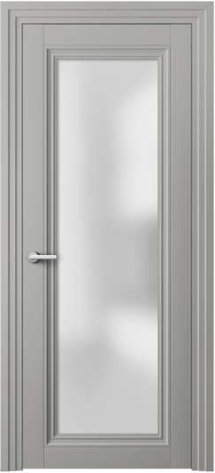 Дверь межкомнатная 2502 МНСР САТ. Цвет Матовый нейтральный серый. Материал Гладкая эмаль. Коллекция Centro. Картинка.