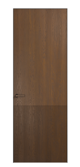 Дверь межкомнатная ПУ 8204 ДКШ.М Дуб каштановый матовый. Цвет Дуб каштановый матовый. Материал Массив дуба матовый. Коллекция Velvet. Картинка.