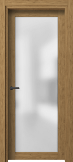 Дверь межкомнатная 2102 ГОР САТ. Цвет Грецкий орех. Материал Ламинатин. Коллекция Neo. Картинка.