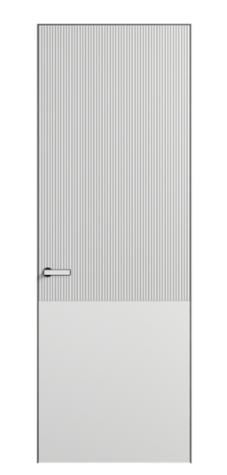Дверь межкомнатная 8205 МБЛ. Цвет Матовый белоснежный. Материал Гладкая эмаль. Коллекция Velvet. Картинка.