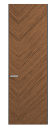 Дверь межкомнатная ПУ 0201 ОУММР Орех умбра матовый. Цвет Орех умбра матовый рифт. Материал Радиальный шпон НатурВуд. Коллекция Рифт. Картинка.