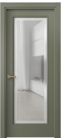 Межкомнатная дверь 8300 МОТ. Цвет Матовый оливковый тёмный. Материал Гладкая эмаль. Коллекция Линия. Фото. Дверь межкомнатная 8300 МОТ. Цвет Матовый оливковый тёмный. Материал Гладкая эмаль. Коллекция Линия. Картинка.
