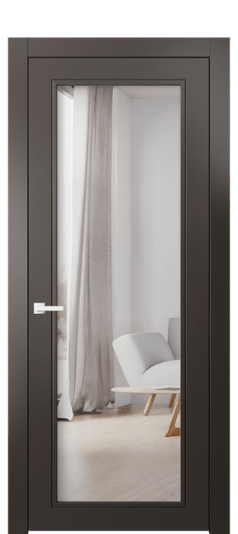 Межкомнатная дверь 8000 МАН ДВ ЗЕР. Цвет Матовый антрацит. Материал Гладкая эмаль. Коллекция Neo Classic. Фото. Дверь межкомнатная 8000 МАН ДВ ЗЕР. Цвет Матовый антрацит. Материал Гладкая эмаль. Коллекция Neo Classic. Картинка.