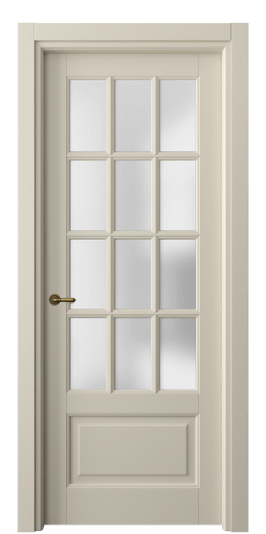 Дверь межкомнатная 6313 ББСР САТ. Цвет Бук бежево-серый. Материал Массив бука эмаль. Коллекция Toscana Grigliato. Картинка.