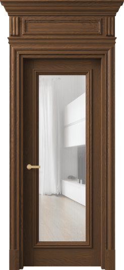 Дверь межкомнатная 7300 ДКШ.М DUNE. Цвет Дуб каштановый матовый. Материал Массив дуба матовый. Коллекция Antique. Картинка.
