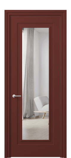 Дверь межкомнатная 8403 Оксид красный RAL 3009. Цвет RAL Оксид красный RAL 3009. Материал Гладкая эмаль. Коллекция Mascot. Картинка.