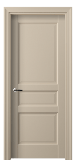 Дверь межкомнатная 1431 ПЭСБ. Цвет ПЭТ светло-бежевый. Материал ПЭТ. Коллекция Galant. Картинка.
