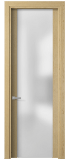 Дверь межкомнатная 4114 ДБН САТ. Цвет Дуб натур. Материал Шпон ценных пород. Коллекция Planum. Картинка.