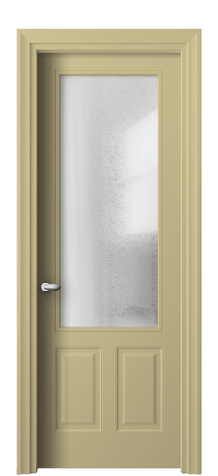 Дверь межкомнатная 8522 Слоновая кость RAL 1014 ЛЕД. Цвет RAL Слоновая кость RAL 1014. Материал Гладкая эмаль. Коллекция Esse. Картинка.