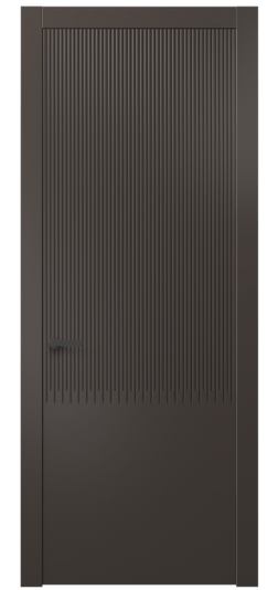 Дверь межкомнатная АКП 8627 МАН. Цвет Матовый антрацит. Материал Гладкая эмаль. Коллекция Dune. Картинка.