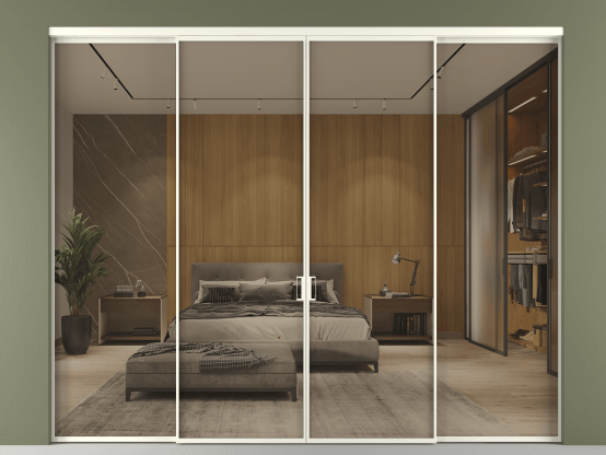 Алюминевая перегородка АЛПР 040.01_АЖМ_Stopsol Bronze_new. Цвет Алюминий жемчужный. Материал Алюминий в эмали. Коллекция Перегородка Формато внутри проёма 4 створки. Фото. Алюминевая перегородка АЛПР 040.01_АЖМ_Stopsol Bronze_new. Цвет Алюминий жемчужный. Материал Алюминий в эмали. Коллекция Перегородка Формато внутри проёма 4 створки. Картинка.