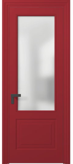 Дверь межкомнатная 8352 Ориент красный RAL 3031. Цвет RAL Ориент красный RAL 3031. Материал Гладкая эмаль. Коллекция Rocca. Картинка.