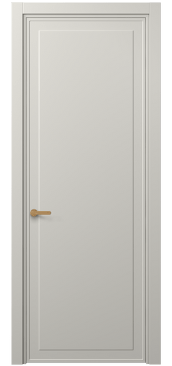 Дверь межкомнатная 8602 МТСР. Цвет Матовый тёплый серый. Материал Гладкая эмаль. Коллекция Frame. Картинка.