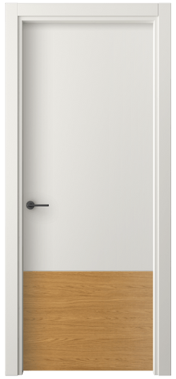 Дверь межкомнатная 4229 СТБЛ. Цвет Софт-тач белоснежный. Материал Полипропилен. Коллекция Freedom. Картинка.