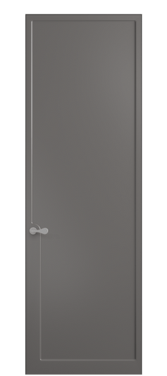 Дверь межкомнатная 7502 МКЛС. Цвет Матовый классический серый. Материал Гладкая эмаль. Коллекция Softform. Картинка.