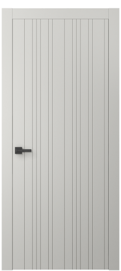 Дверь межкомнатная 8051 МСР. Цвет Матовый серый. Материал Гладкая эмаль. Коллекция Linea. Картинка.