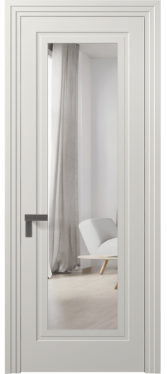 Межкомнатная дверь 8303 МСР ЗЕРКАЛО. Цвет Матовый серый. Материал Гладкая эмаль. Коллекция Rocca. Фото. Дверь межкомнатная 8303 МСР ЗЕРКАЛО. Цвет Матовый серый. Материал Гладкая эмаль. Коллекция Rocca. Картинка.