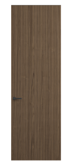 Дверь межкомнатная ПУ 0017 ОМДМР. Цвет Орех медный матовый рифт. Материал Радиальный шпон Naturwood. Коллекция Select. Картинка.