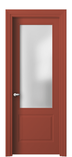 Дверь межкомнатная 8552 NCS S 3040-Y80R САТ. Цвет NCS NCS S 3040-Y80R. Материал Гладкая эмаль. Коллекция Esse. Картинка.