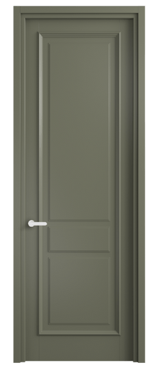 Дверь межкомнатная 6777 МОТ. Цвет Матовый оливковый тёмный. Материал Гладкая эмаль. Коллекция Шарм. Картинка.