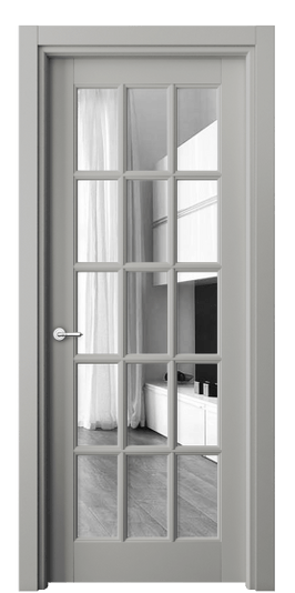 Межкомнатная дверь 6311 БНСР Зеркало. Цвет Бук нейтральный серый. Материал Массив бука эмаль. Коллекция Toscana Grigliato. Фото. Дверь межкомнатная 6311 БНСР Зеркало. Цвет Бук нейтральный серый. Материал Массив бука эмаль. Коллекция Toscana Grigliato. Картинка.