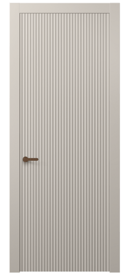 Дверь межкомнатная АКП 8641 МСБЖ. Цвет Матовый светло-бежевый. Материал Гладкая эмаль. Коллекция Alba. Картинка.